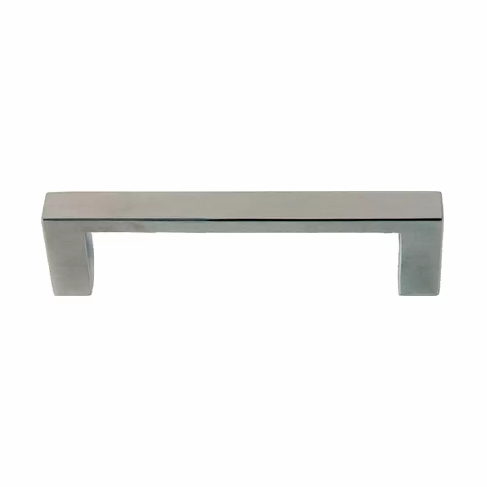 Hafele Stainless Steel 12x6 mm Square D Cabinet Drawer Handle, 96 mm - (SS Matt)