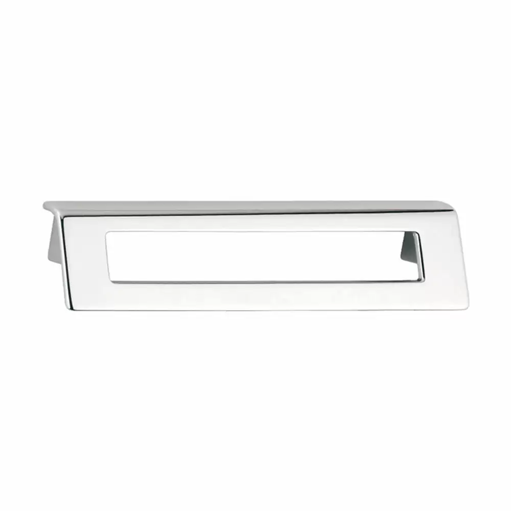 Hafele Zinc Alloy Cabinet Drawer Handle, 160 mm - (Polished Chrome)