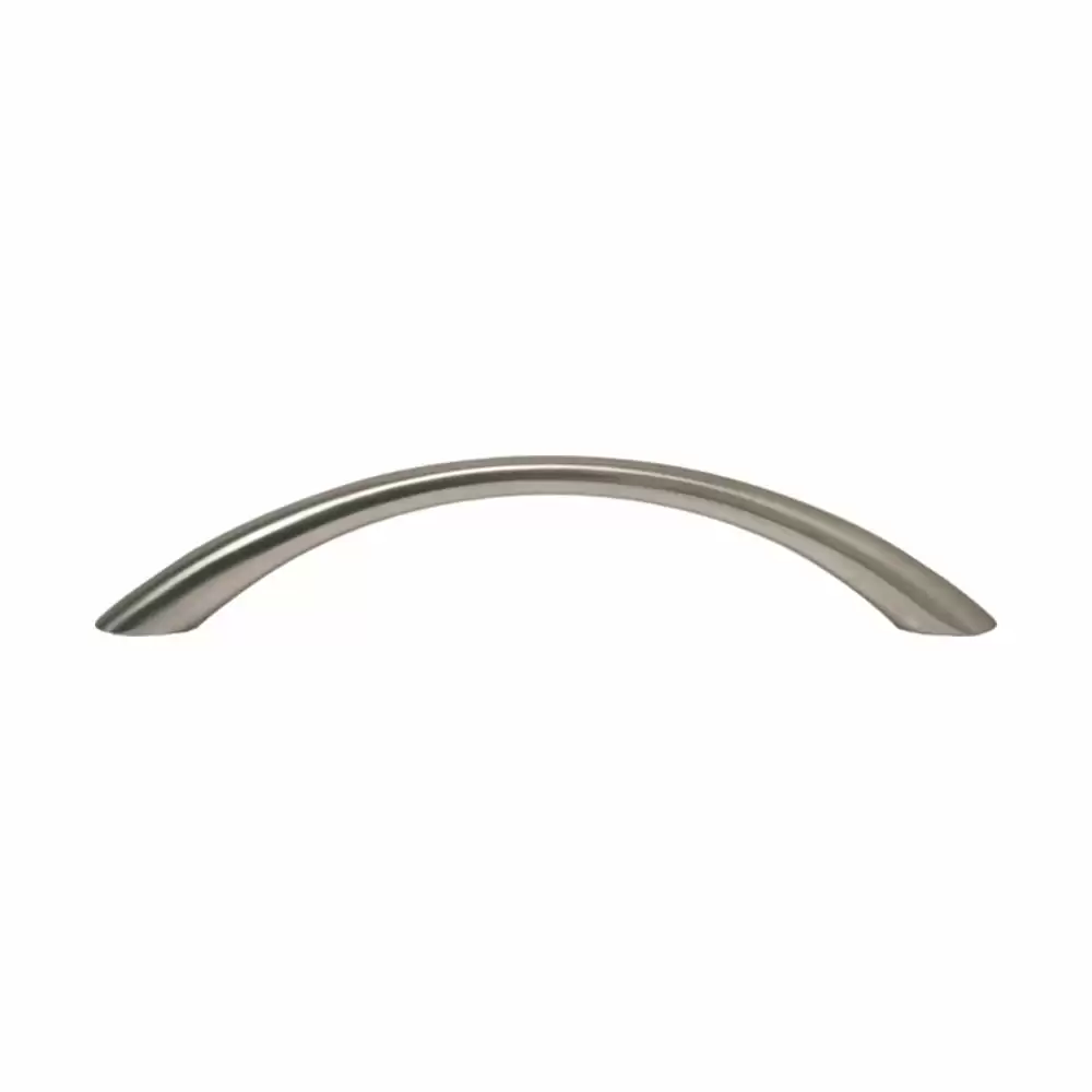 Hafele Zinc Alloy C-Curve Cabinet Drawer Handle, 96 mm - (Stainless Steel)