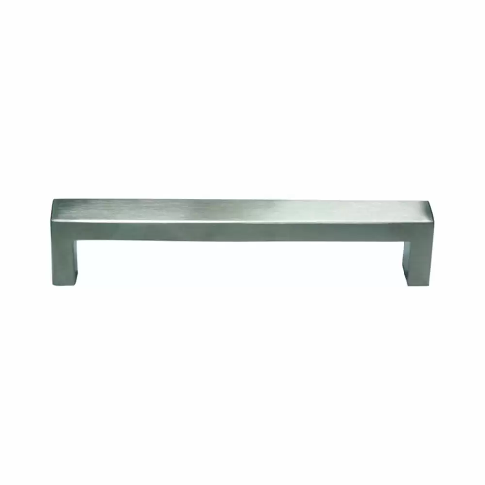 Hafele Stainless Steel 25x12 mm Square Cabinet Drawer Handle, 640 mm - (SS Matt)