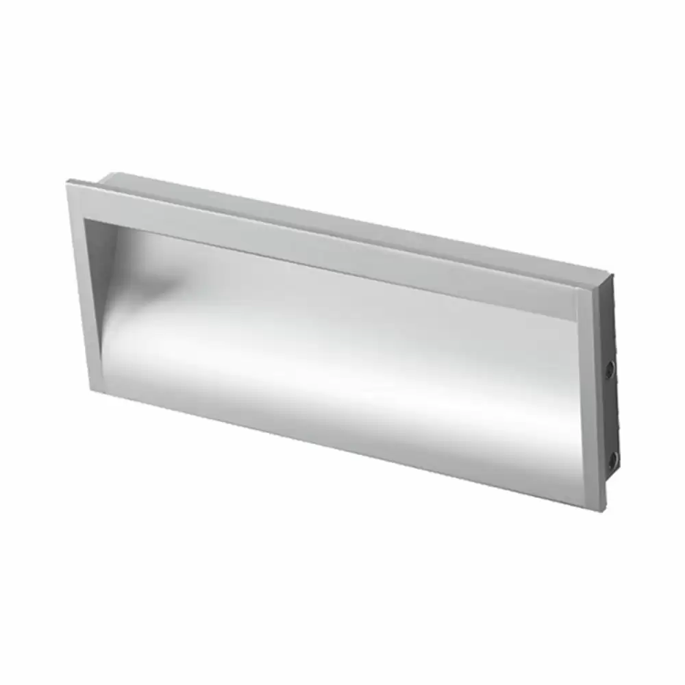 Hafele Aluminium Flush Cabinet Drawer Handle, 160 mm - (Silver Anodised)