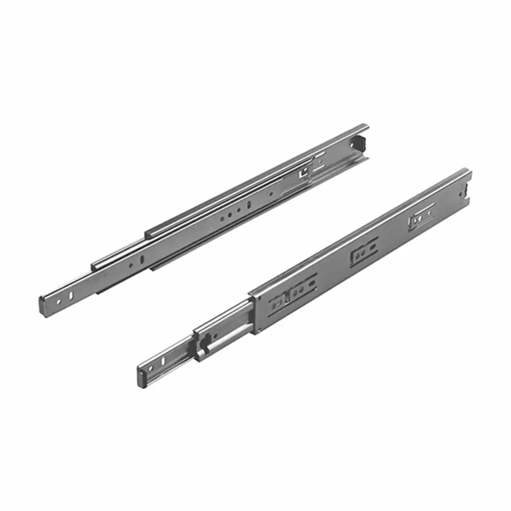 Hafele Regular Close Full Extension Ball Bearing Drawer Slide, Weight Capacity - 45 Kg, 250 mm (Silver Galvanized)