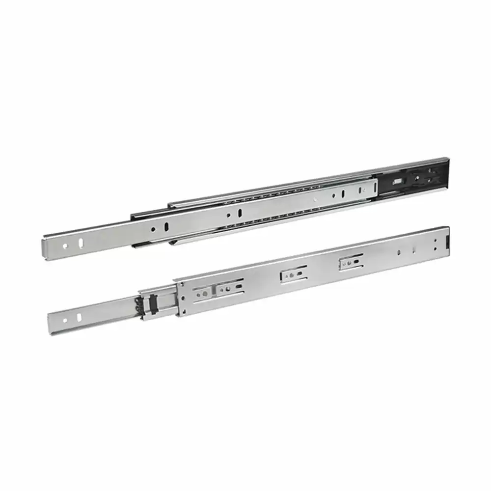 Hafele Soft Close Full Extension Ball Bearing Drawer Slide, Weight Capacity - 40 Kg, 500 mm (Zinc)