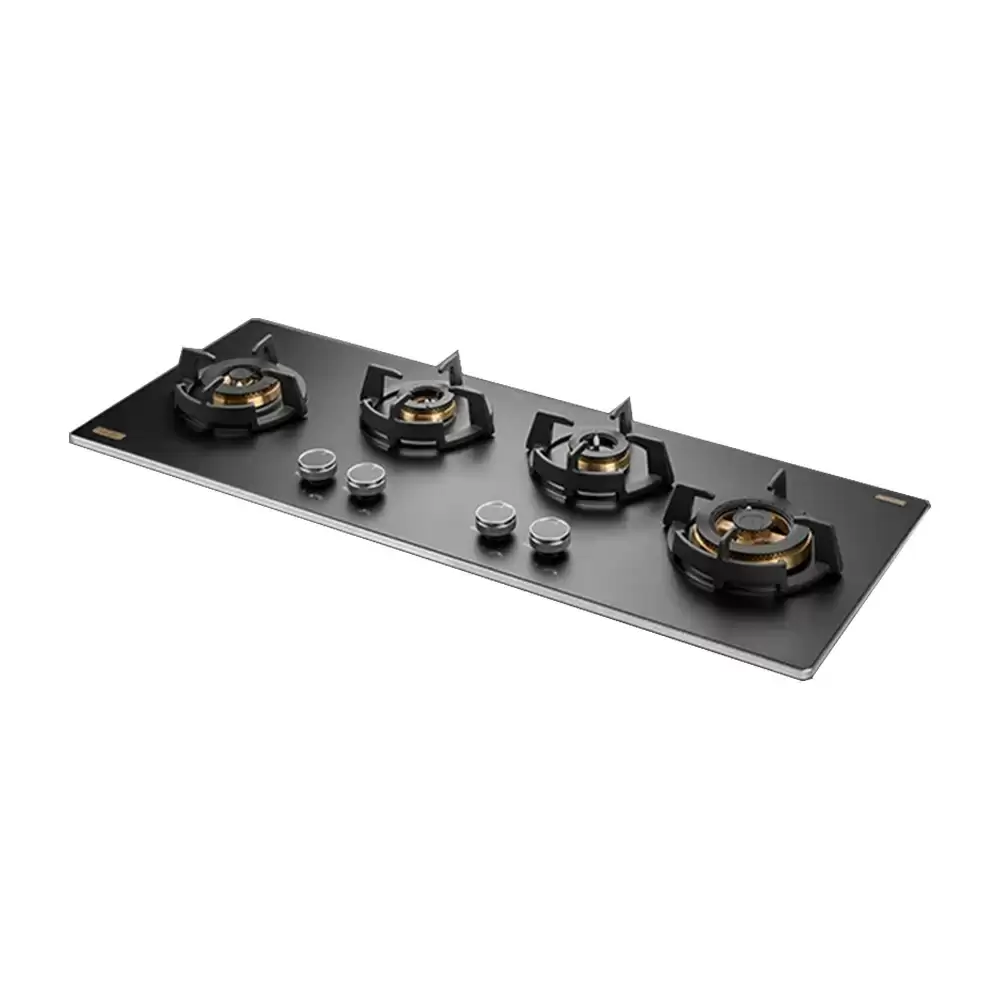 Kaff MSM 104 100 cm 4 Burner Auto Ignition Glass Top Built in Hob - Matt Black