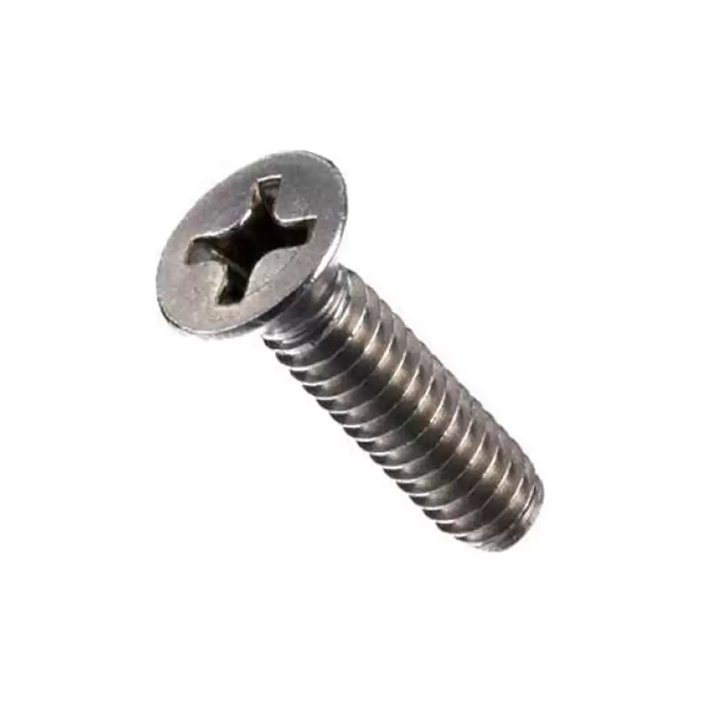 (Pack of 30) Suzu DIN 965 Stainless Steel 304 CSK Phillips Machine Screw (M8x40) - SS Finish (100 Pcs)