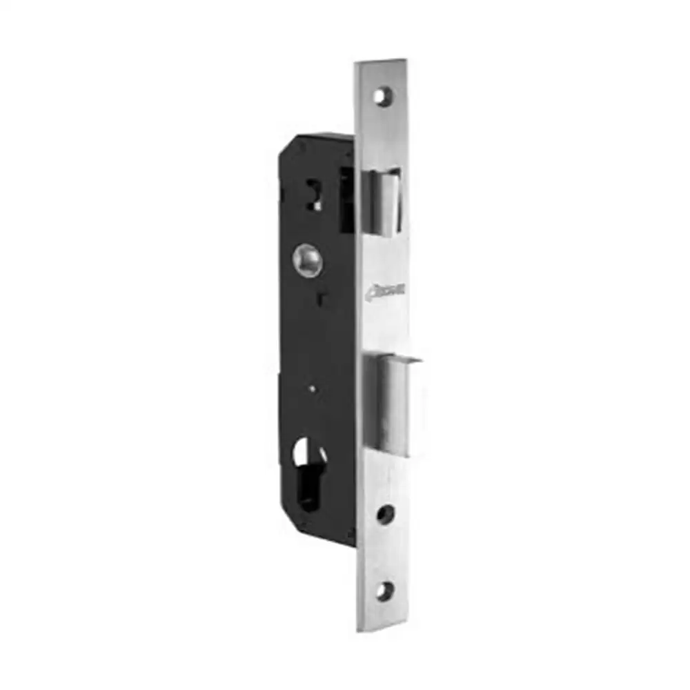 Ozone Narrow Style Mortise Lock For Aluminium Door with Latch & Dead Bolt (35x85 mm) - Black Matt