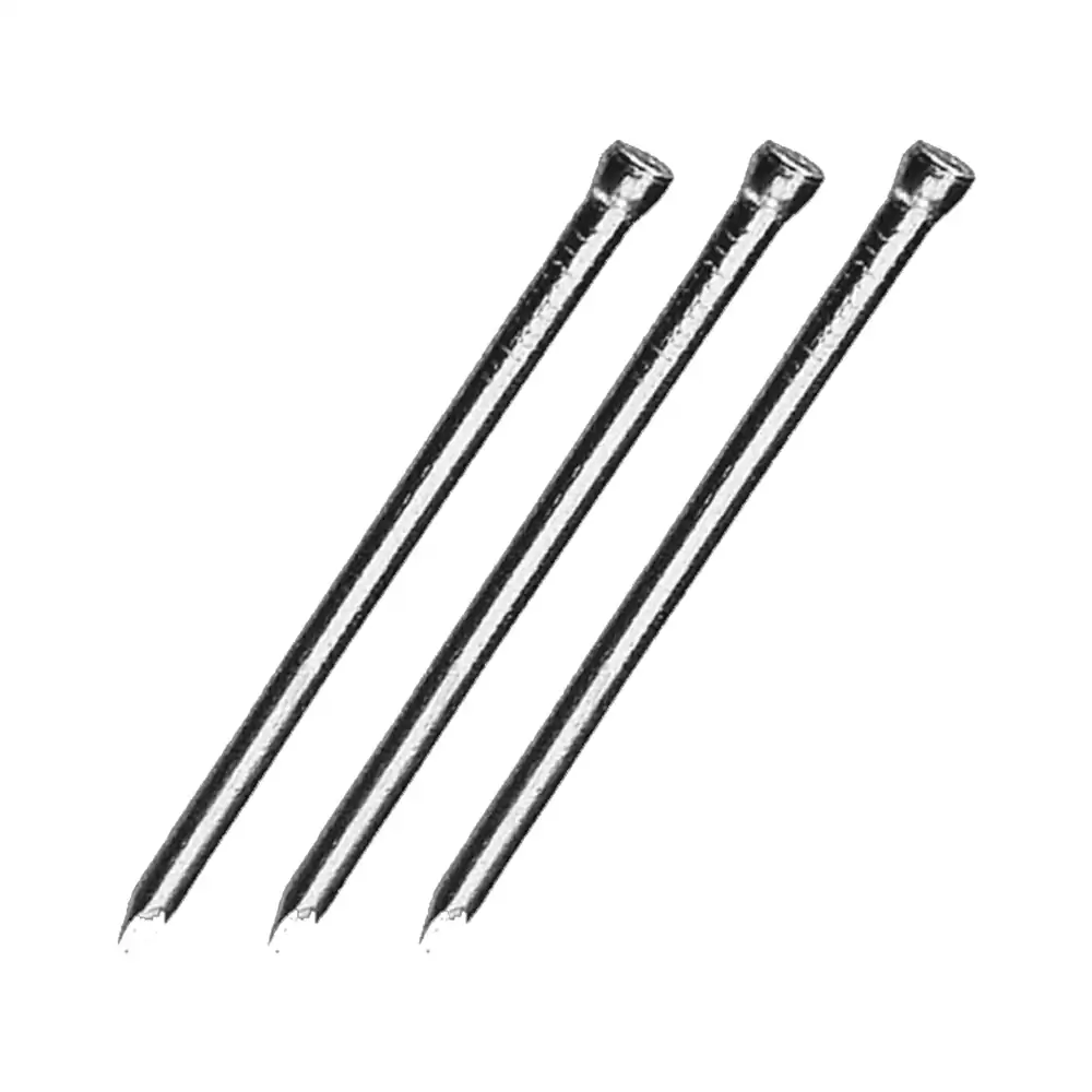 (Pack of 50) Suzu ST080 SS Headless Nails 3/4 Inch Length - Stainless Steel Finish (500 Gram)