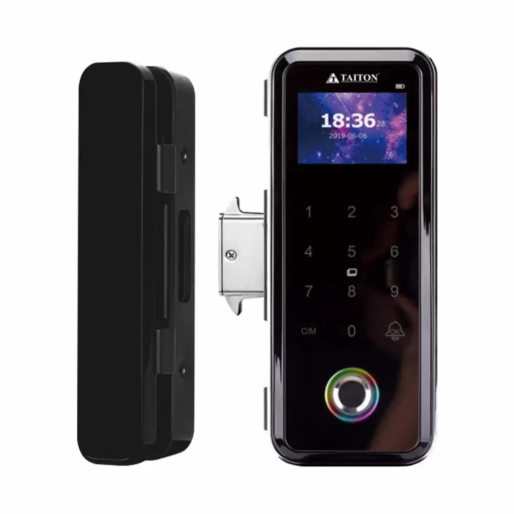 Taiton TAM-SDL-G2G Smart Door Lock for Residence With Fingerprint, Password, Black (2 Years Warranty)