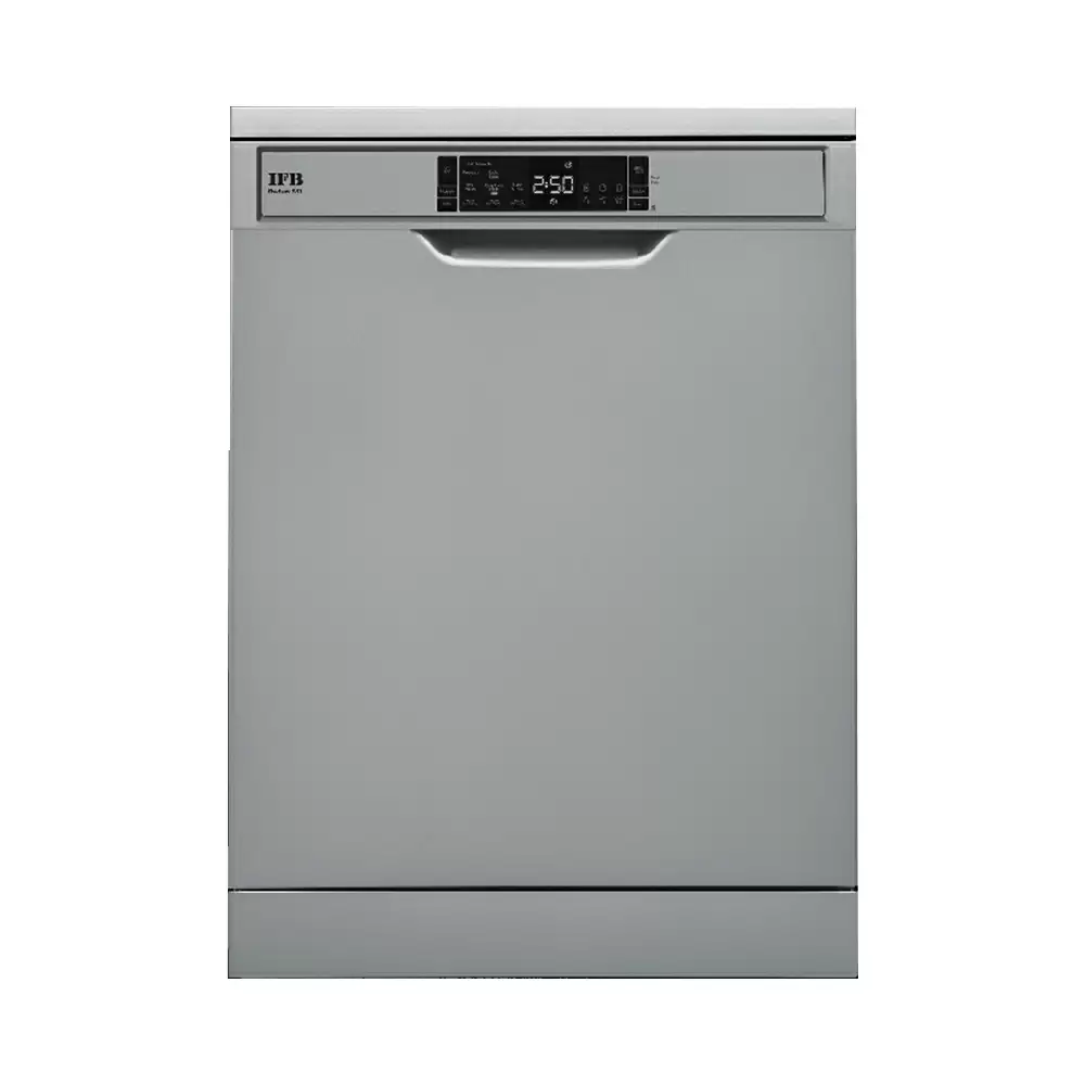 IFB Neptune VX1 Free Standing Dishwasher 12 Place Setting - Dark Silver