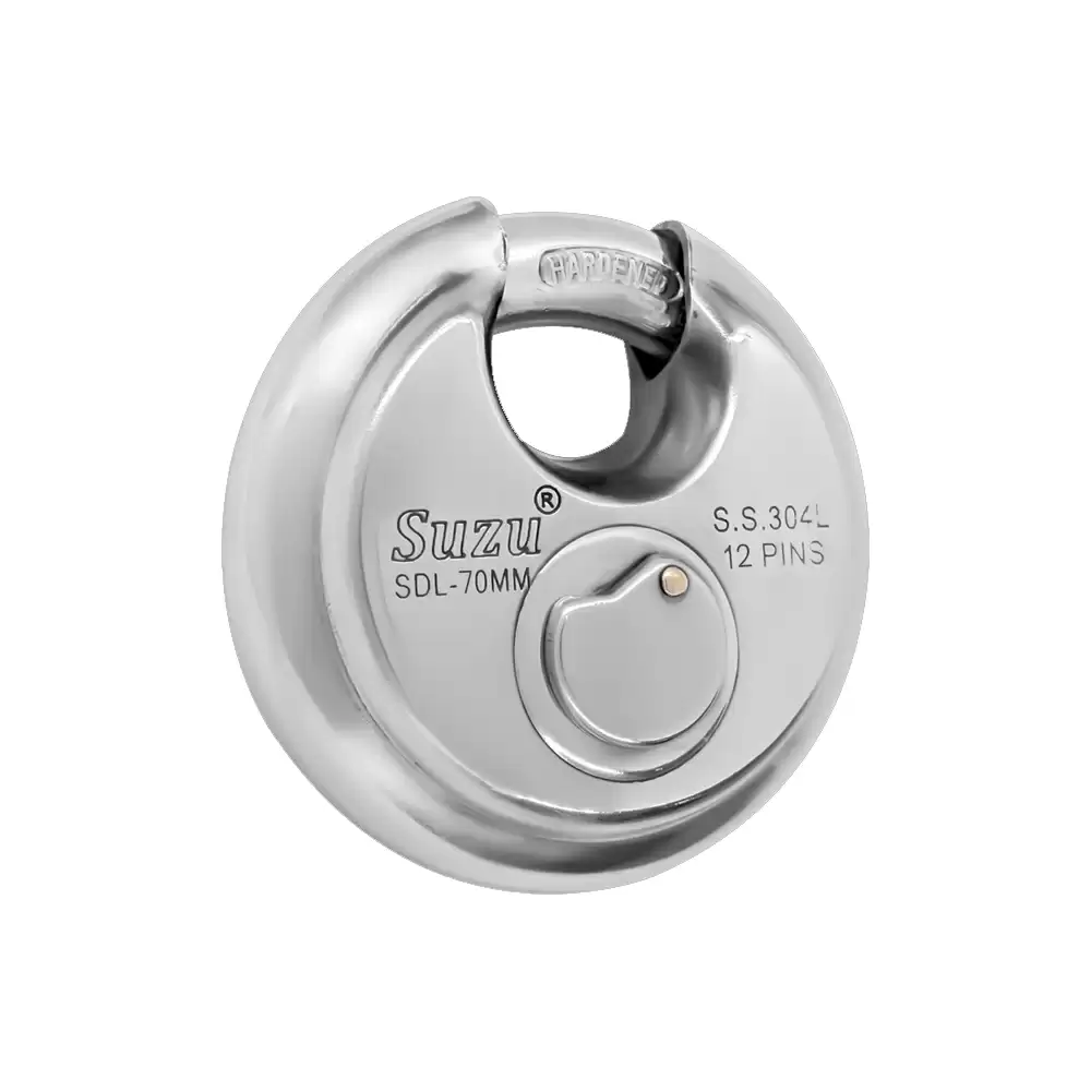 Suzu SDL 12 Pin Padlock With 3 Keys - 70 mm (Mirror Polish)