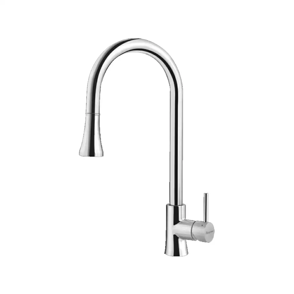 Anupam (SS1101) Primo Swivel Spout Pull-Out Dual Spray Kitchen Sink Tap - Satin Finish