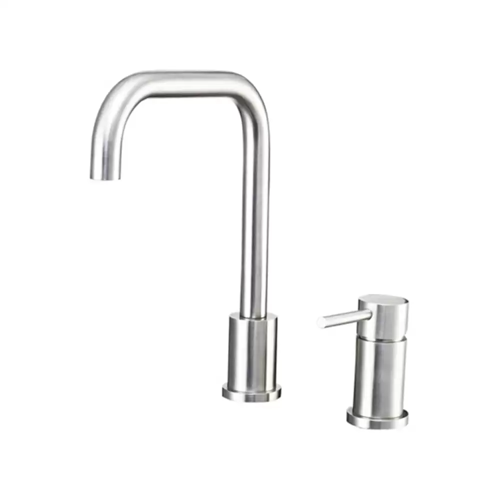 Anupam (SS1104) Primo Swivel Spout Deck Mounted Kitchen Sink Tap - Satin Finish