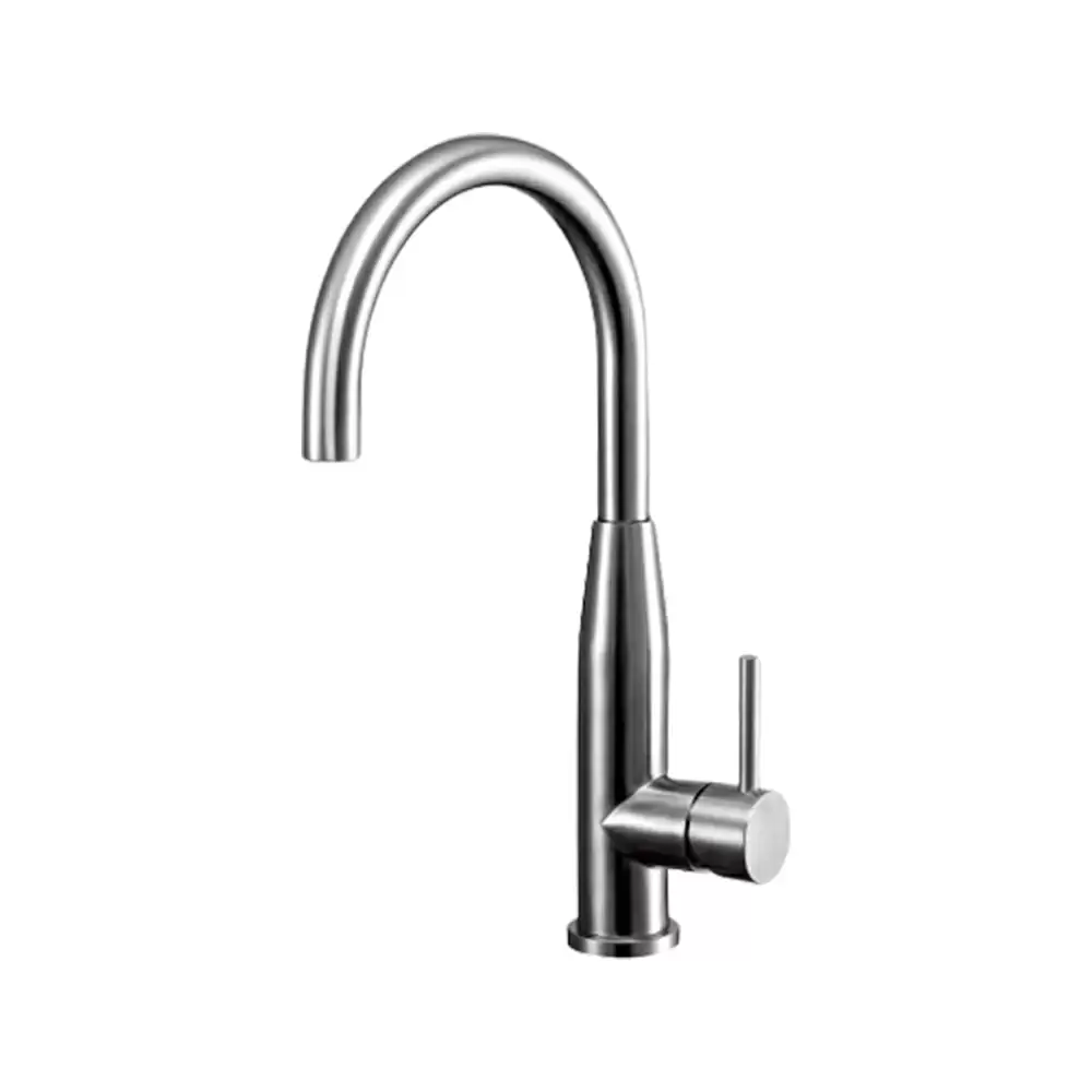 Anupam (SS1107) Primo Swivel Spout Deck Mounted Kitchen Sink Tap - Satin Finish