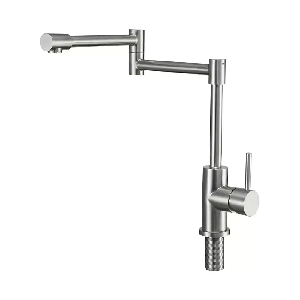 Anupam (SS1112) Primo Deck Mounted Kitchen Sink Tap - Satin Finish