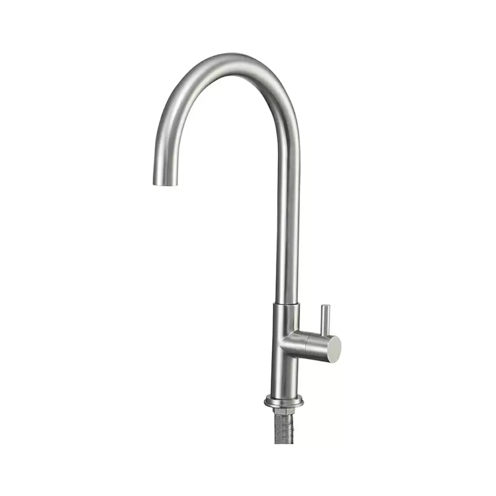 Anupam (SS1115) Primo Deck Mounted Kitchen Sink Tap - Satin Finish