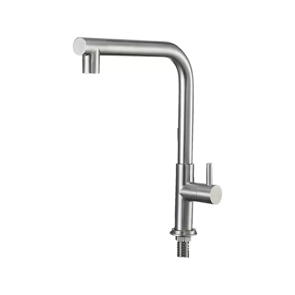 Anupam (SS1116) Primo Deck Mounted Kitchen Sink Tap - Satin Finish