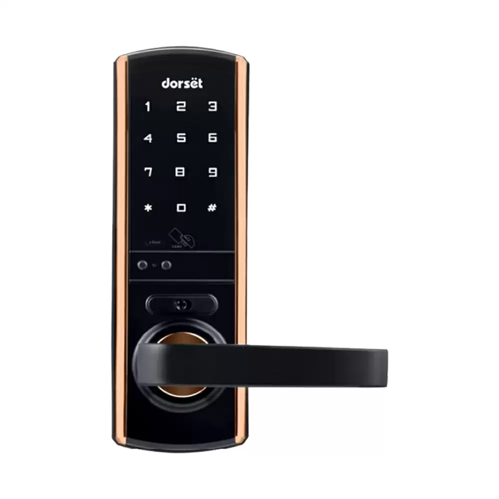 Dorset DG 502 MRG Mortise Smart Door Lock for Home With Pin Code, RFID, Key Access (Rose Gold)