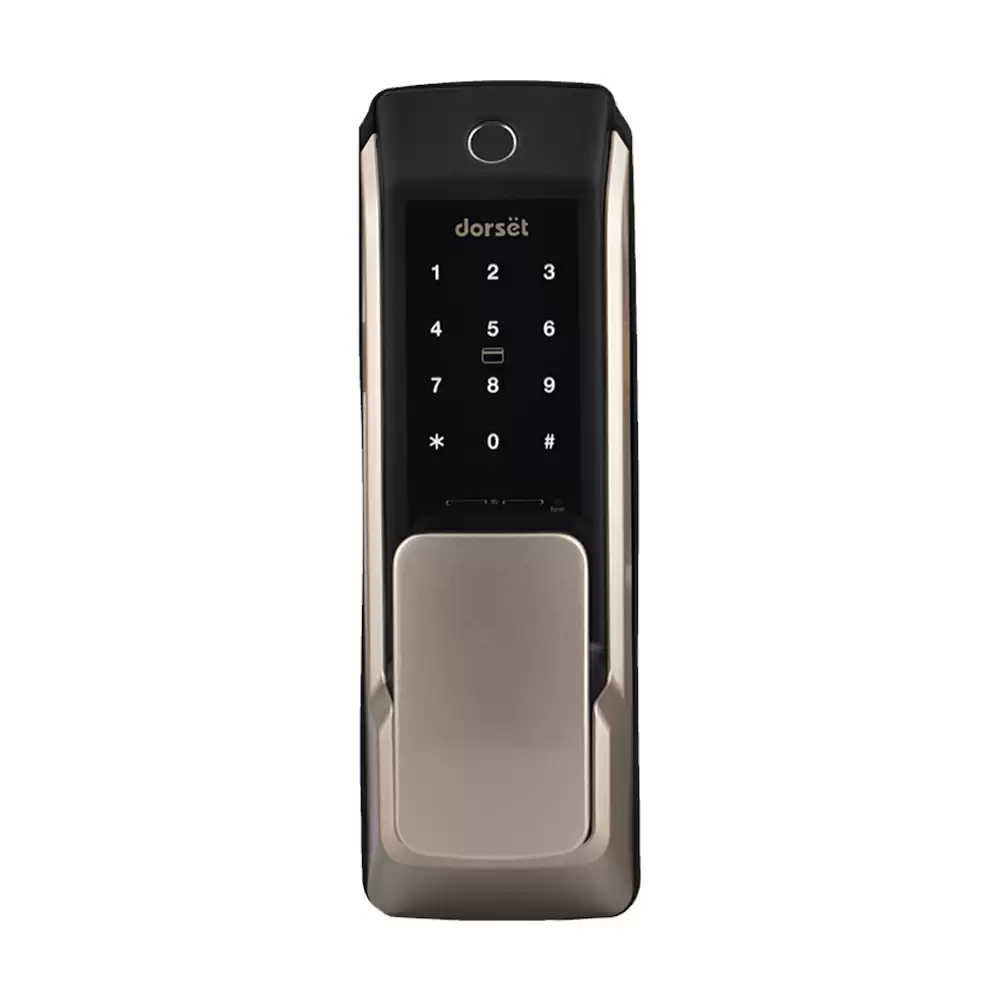 Dorset DG 401 IRG Mortise Smart Door Lock for Home With Fingerprint, Pin Code, RFID, Key Access (Rose Gold)