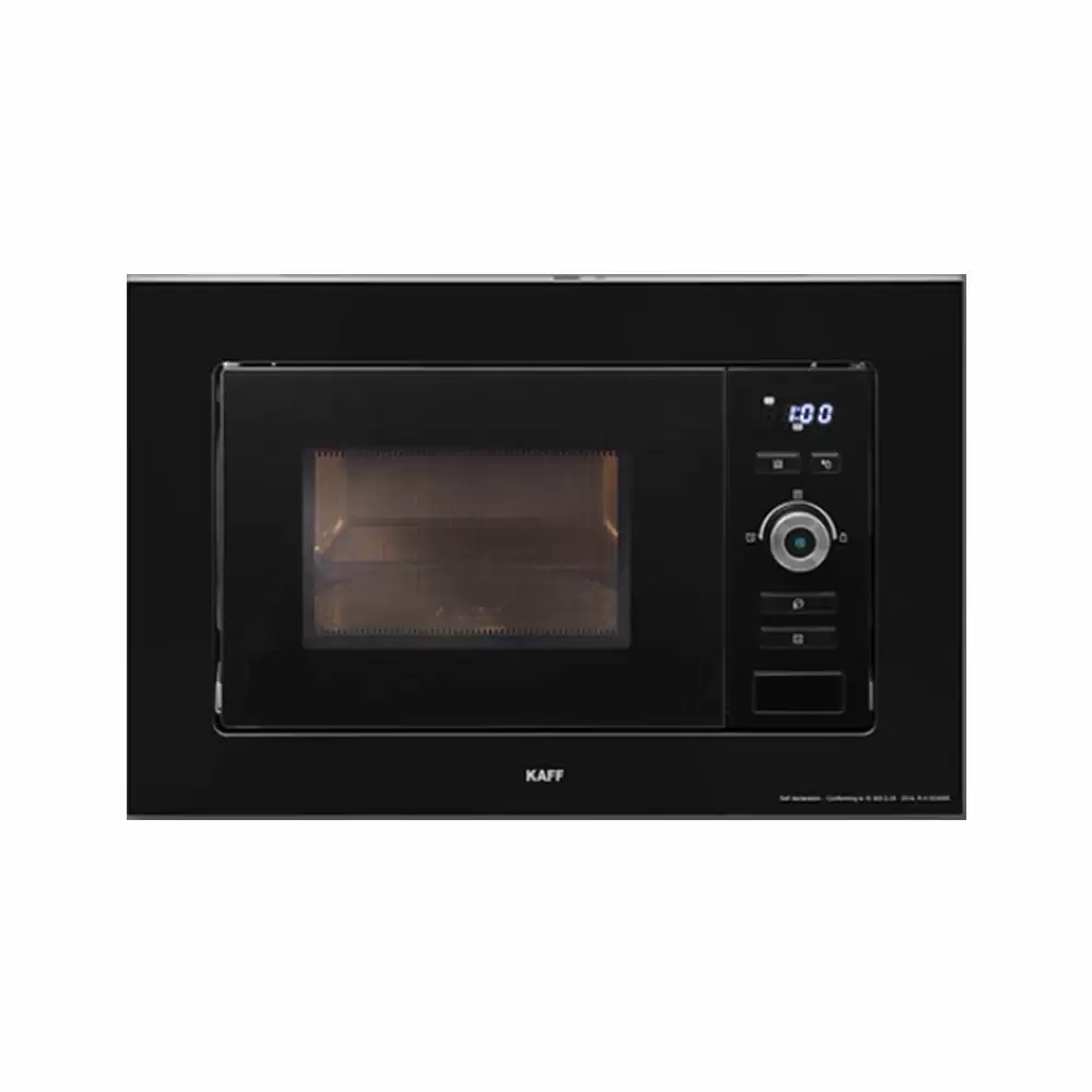 Kaff KMW 5PJ Button & Knob Control Built-In Microwave With Grill, Capacity 20 L  - (Black)