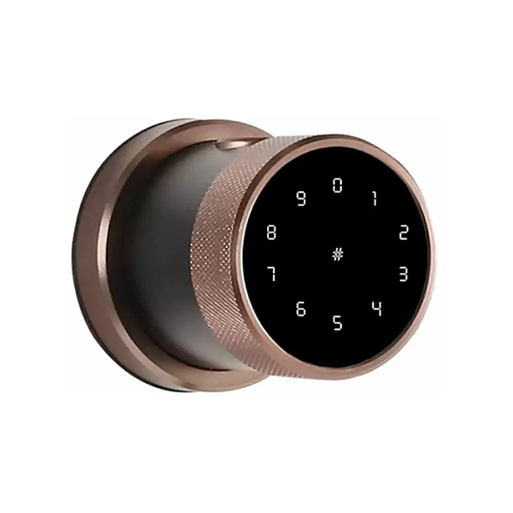 Ozone OZ-FDL-11 Life Smart Door Lock for Home With Mobile App, Fingerprint, Password, RFID Card & Key, Bronze (1 Year Warranty)