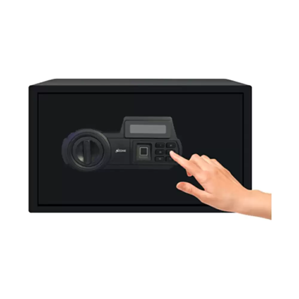 Ozone Safilo Bio Z - PRO (34.94 Litre) Electronic Safe Locker For Home & Office, Black - 12.40 Kg (2 Years Warranty)