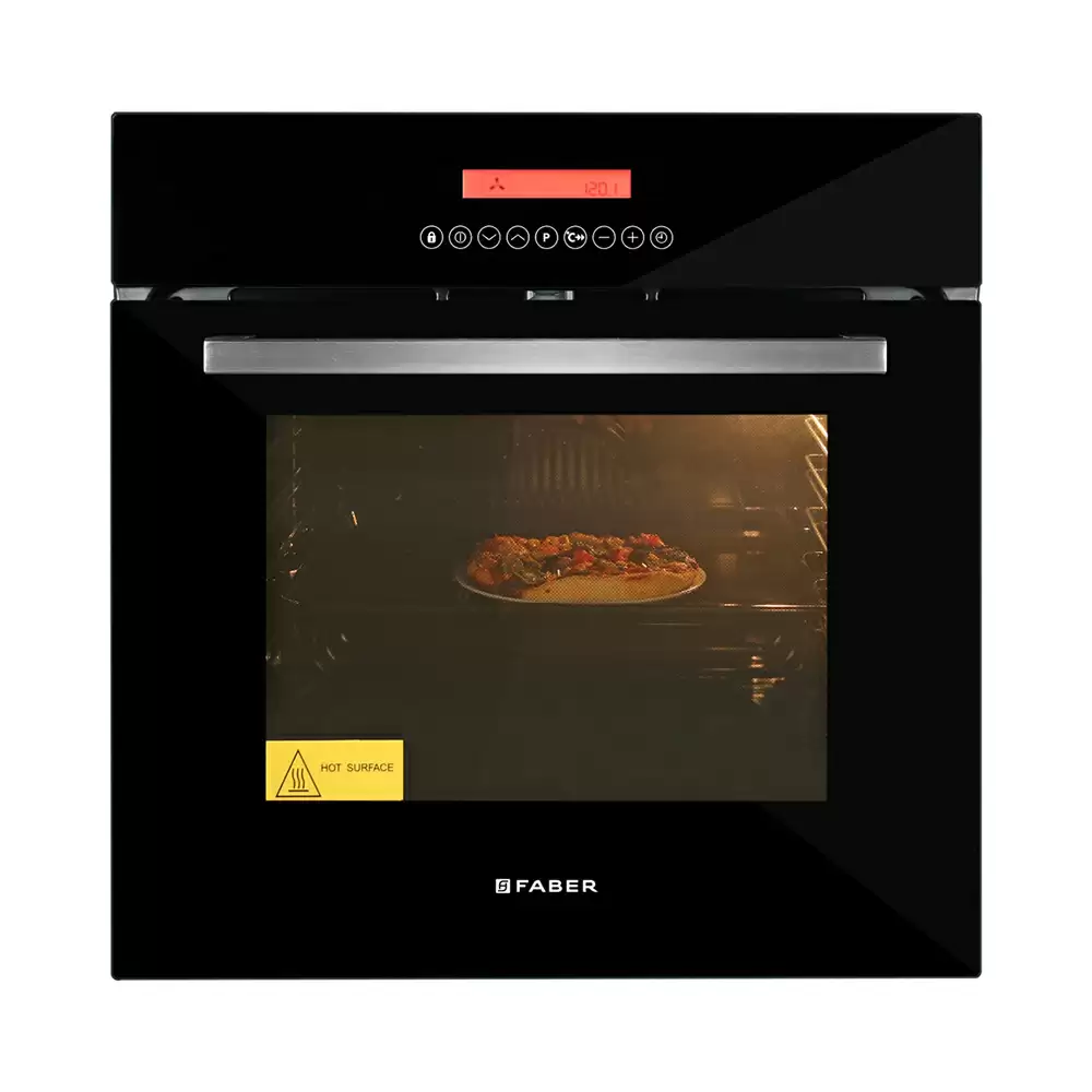 Faber FBIO 10F GLB Touch Control Built-in Oven With Grill & Convection, Capacity 67 L - (Black)