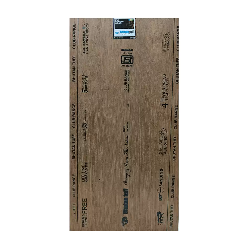 Bhutan Tuff Club Range IS 710 Steel Grade 15 mm Thick BWP Plywood (8 L x 4 W) Feet - (Gurjan)