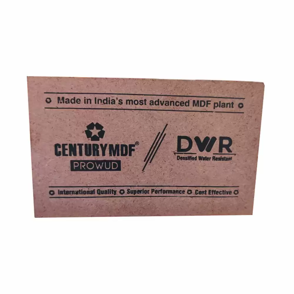 Century Prowud DWR 18 mm Thick Plain MDF Board (8 L x 4 W) Feet