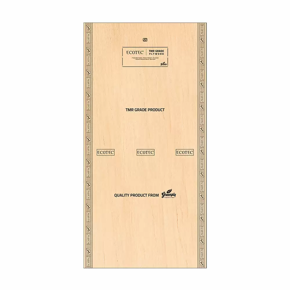 Greenply Ecotec TMR 24 mm Thick Plain BWR Plywood (8 L x 4 W) Feet - (Gurjan)