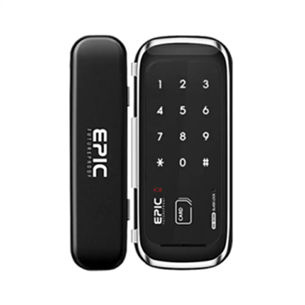 Epic ES 303G Mortise Smart Door Lock With Pin Code & RFID Card, Black (2 Years Warranty)