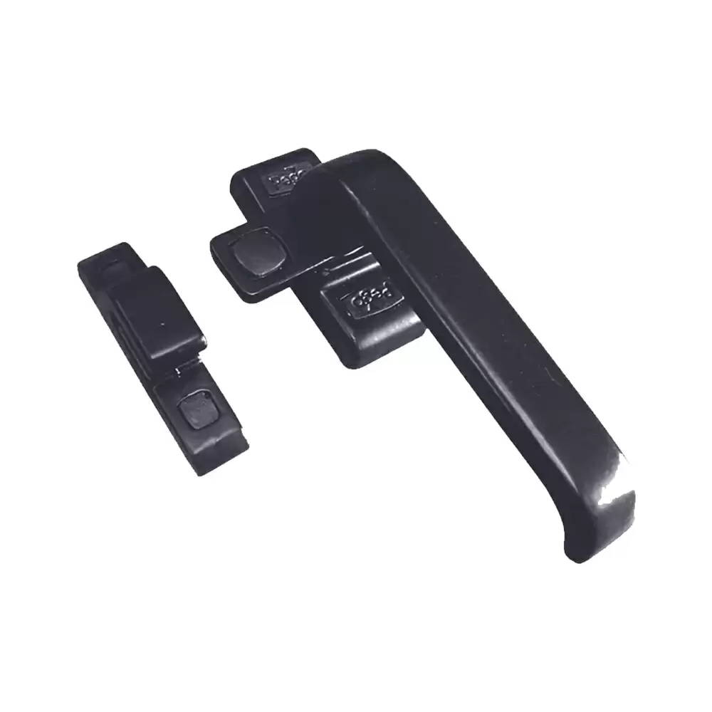 Pego HD 03 Single Point Casement Aluminium Window Handle - Black (Left)