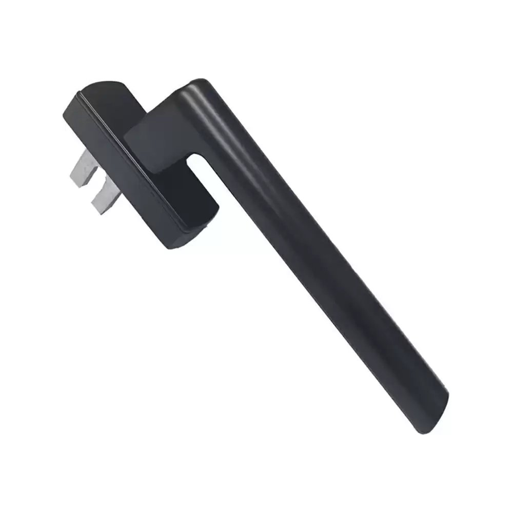 Pego HD 17 Cremone Single Fork Aluminium Window Handle - Black