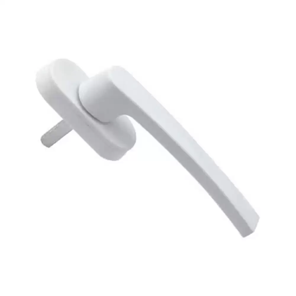 Pego SL 38 uPVC Sliding Short Neck Door Handle - White