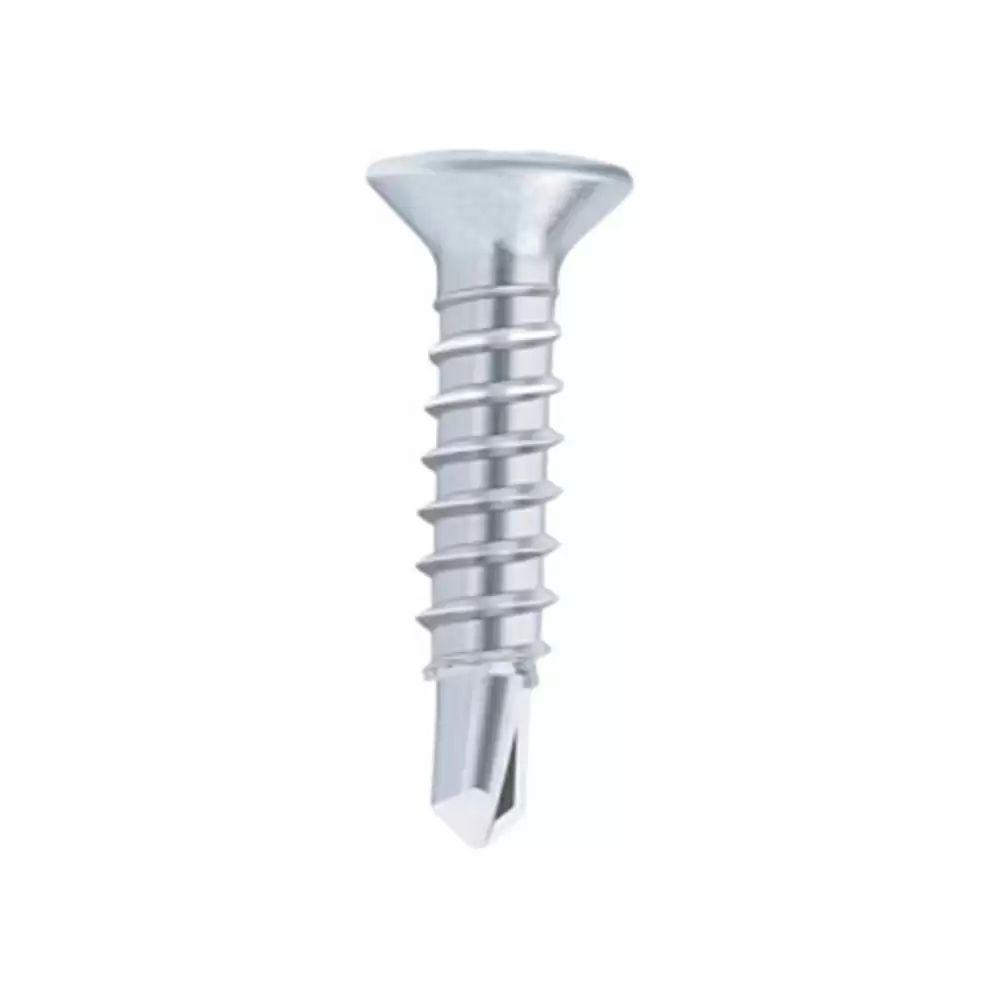 Trutek TWS04875CS CSK Slotted Self Drilling Screw (4.8x75) mm -  Galvanized (1000 Pcs)