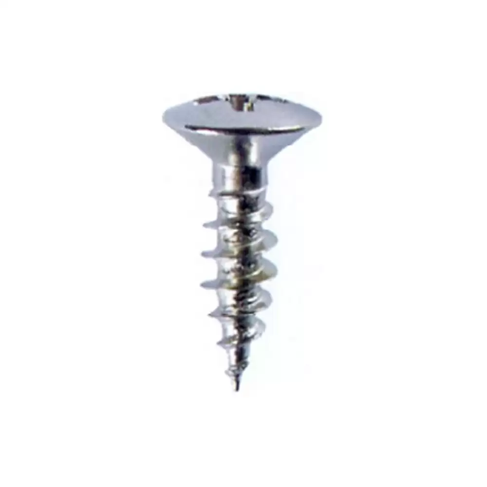 Trutek TWS04113 Mild Steel Phillips Head Pvc Screw (4.1x13) mm -  Galvanized (1000 Pcs)