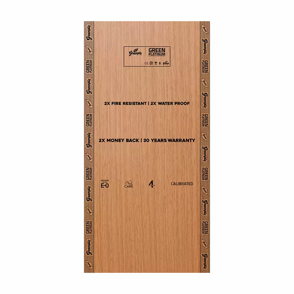 Greenply Green Platinum 6 mm Thick Plain BWP Plywood (8 L x 4 W) Feet - (Gurjan)