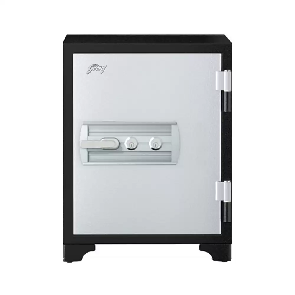 Godrej Centiguard 560 (89 Litre) Manual Safe Locker For Home & Office With Key Lock, Black & Ivory - 145 Kg (1 Year Warranty)