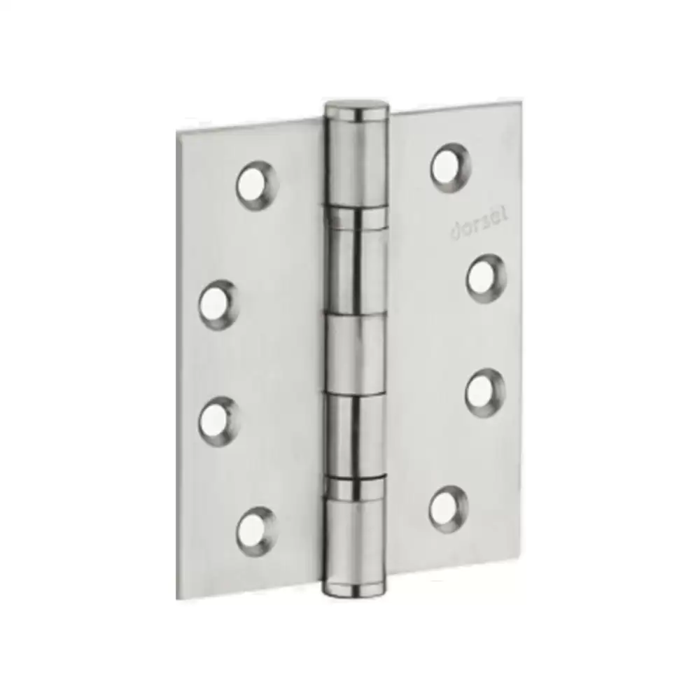 Dorset HG 1152 A Ball Bearing Butt Hinge with Screw (127 x 76 x 2.5) mm - Silver Satin Finish