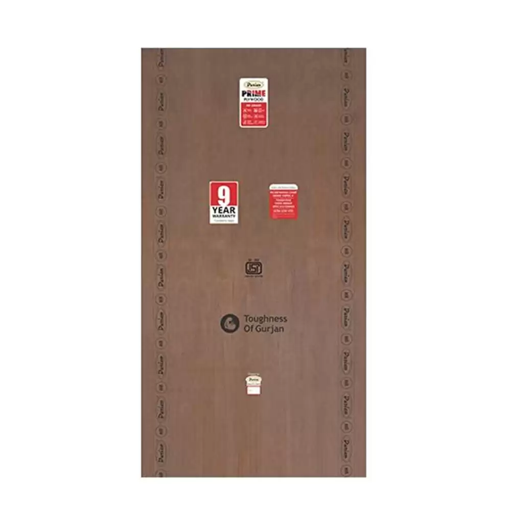 (Pack of 5) Durian Prime MR Grade IS 303 12 mm Thick BWR Plywood  (8 L x 4 W) Feet - (Gurjan)