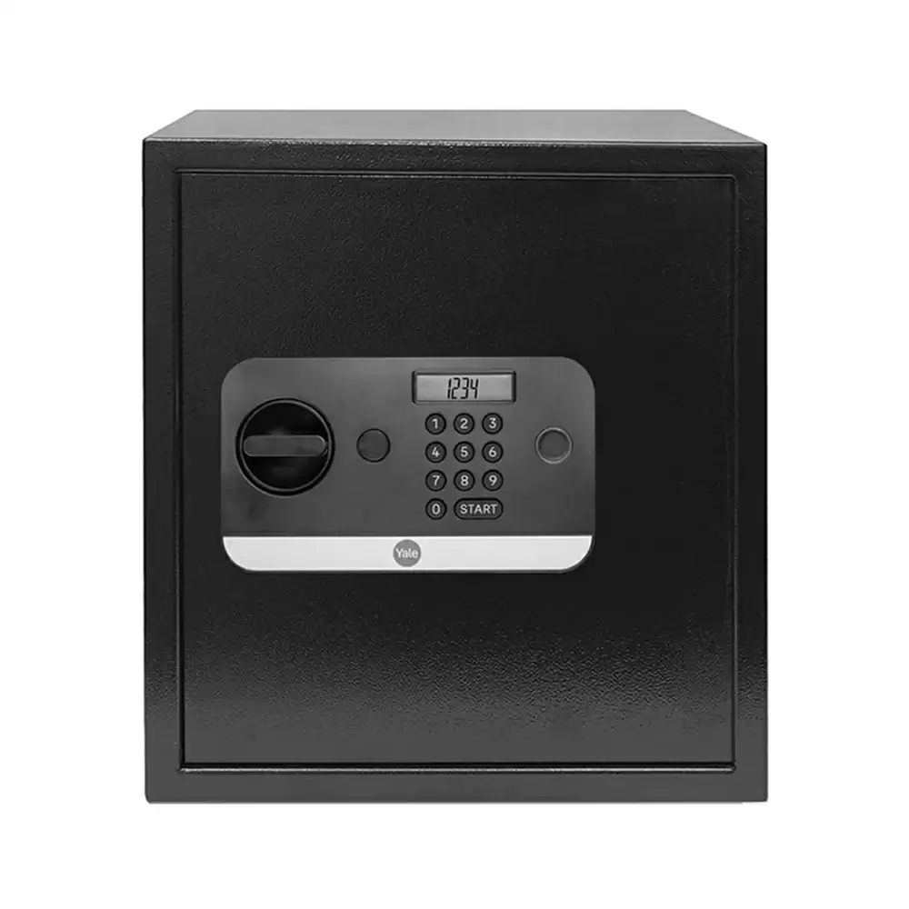 Yale Stellar 390/DB2 (41 Litre) Biometric Digital Safe Locker For Home & Office With Pincode & Key Access, Black - 14 Kg (1 Year Warranty)