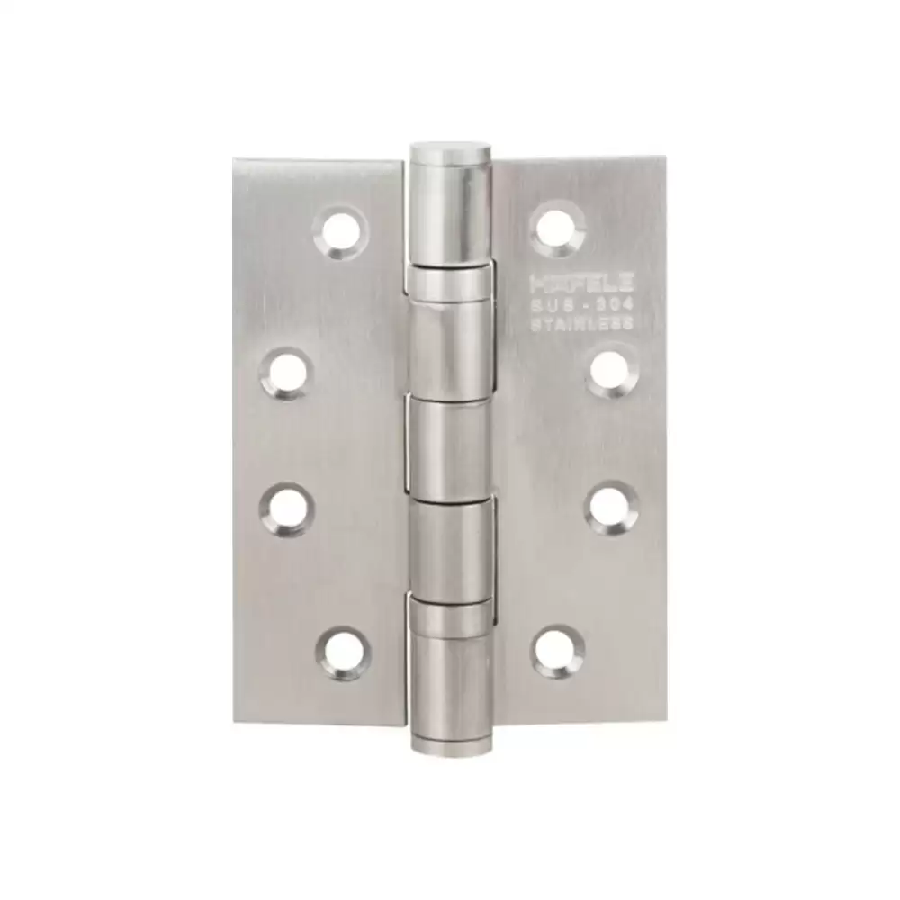 Hafele Ball Bearing Butt Hinge  (75x15x15) - Stainless Steel Finish