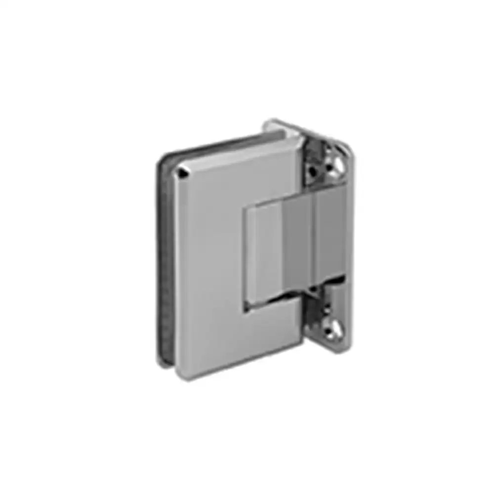 Hafele Wall to Glass Hinge 180° for 8 to 10mm Glass, Nickel Matt