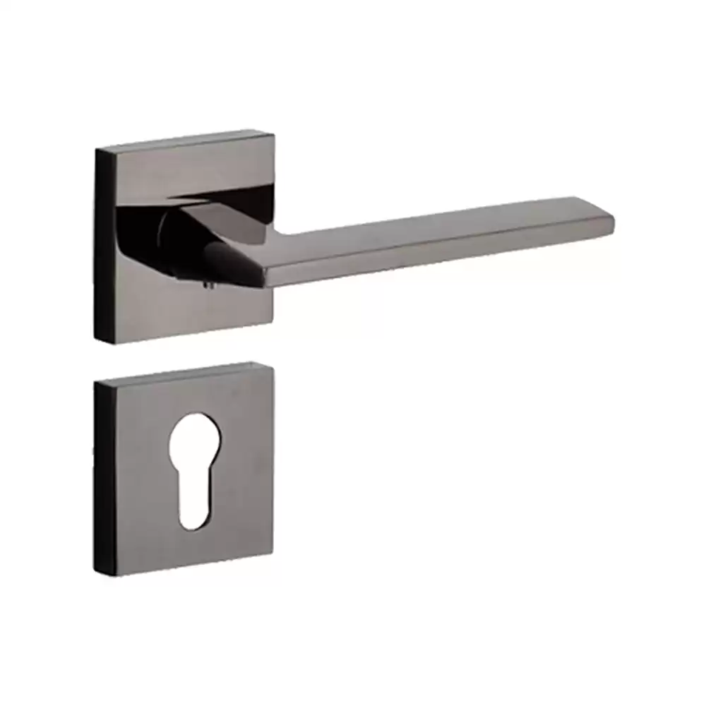 Dorset Farretto Atelier Mortise On Rose Door Handle - Nitrium