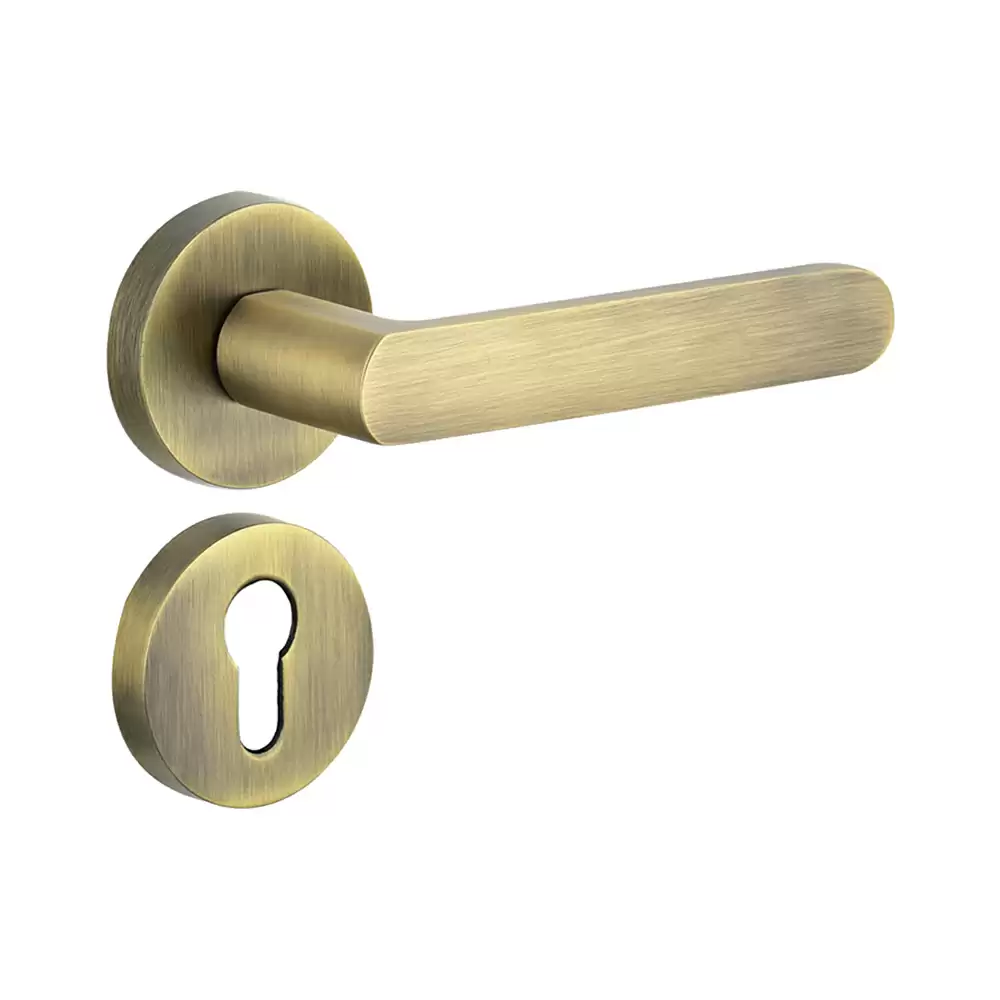 Dorset Premium Cadila Mortise On Rose Door Handle - Antique