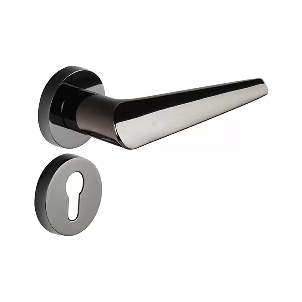 Dorset Farretto Celisa Mortise On Rose Door Handle - Nitrium