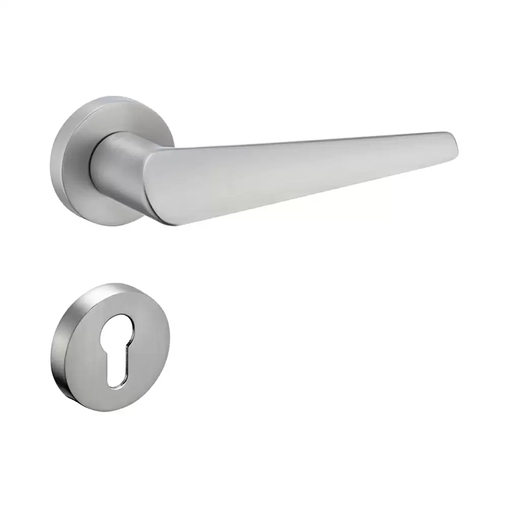 Dorset Farretto Celisa Mortise On Rose Door Handle - Satin Matt