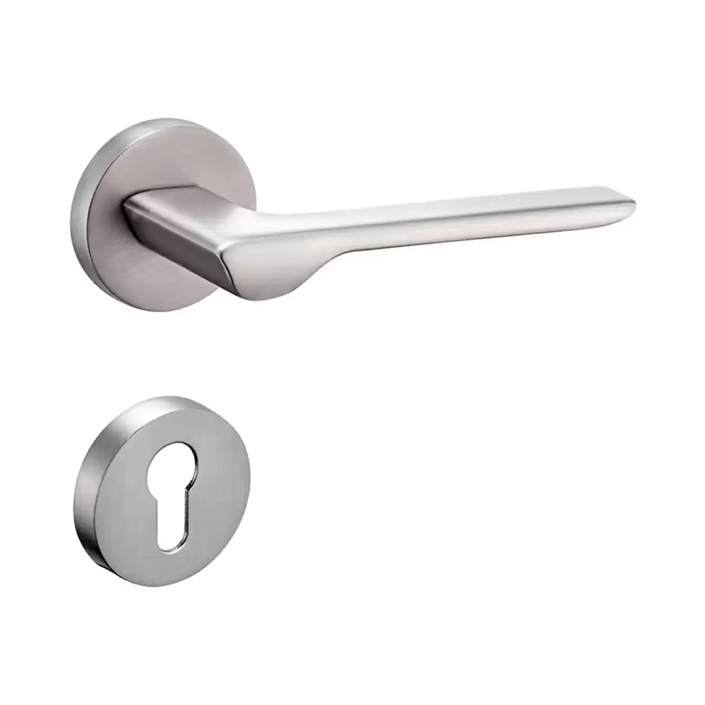 Dorset Farretto Drop Mortise On Rose Door Handle - Satin Matt