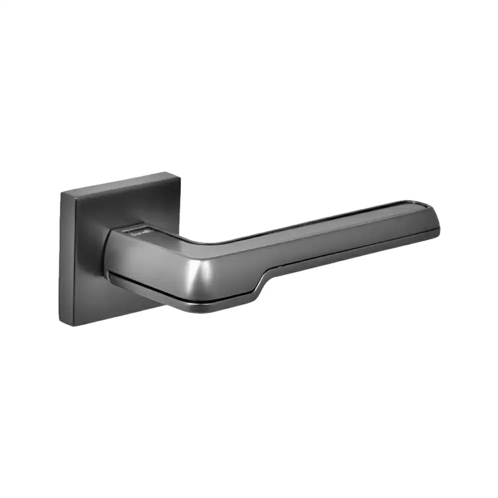 Dorset Farretto Flap Mortise On Rose Door Handle - Titanium Matt