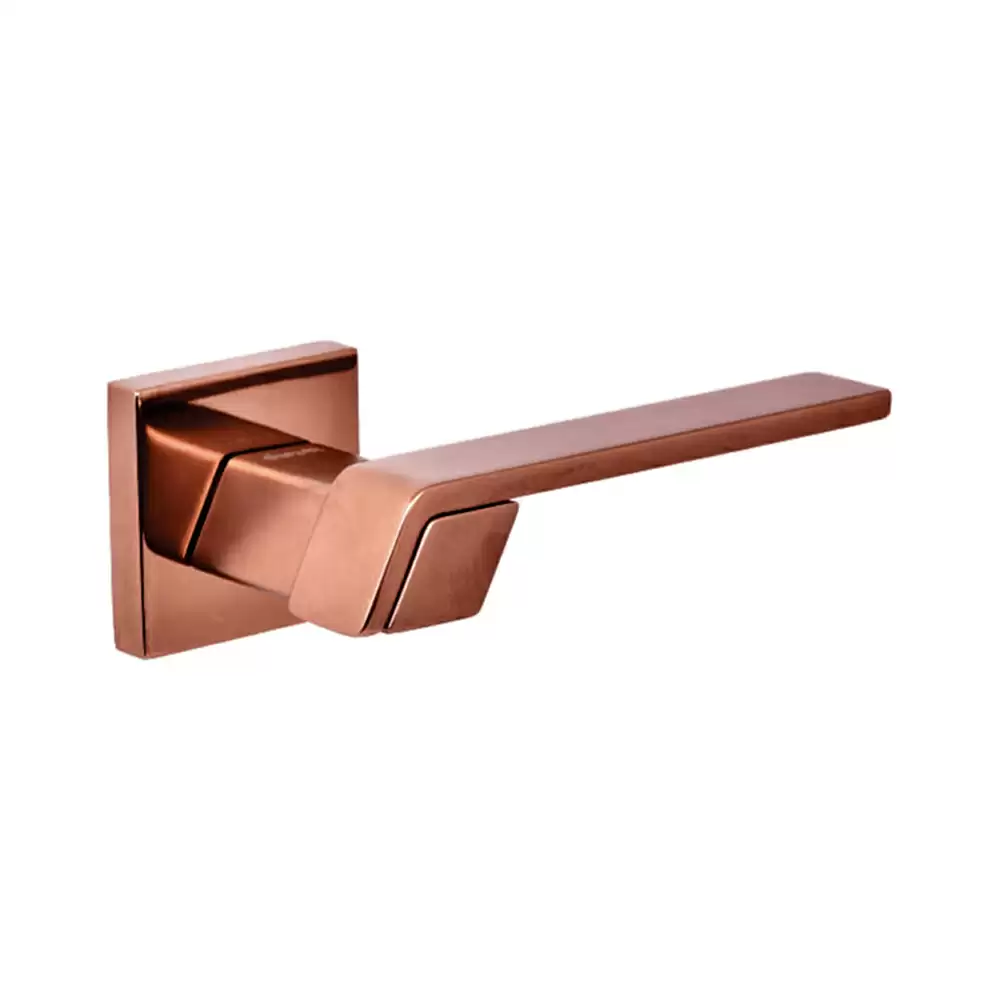 Dorset Farretto Infinito Mortise On Rose Door Handle - Hamilton Gold/Ferro