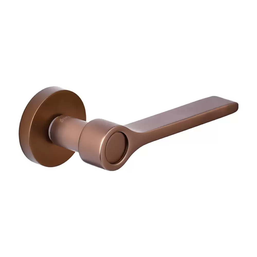 Dorset Abitare Leva Mortise on Rose Door Handle - Ferro